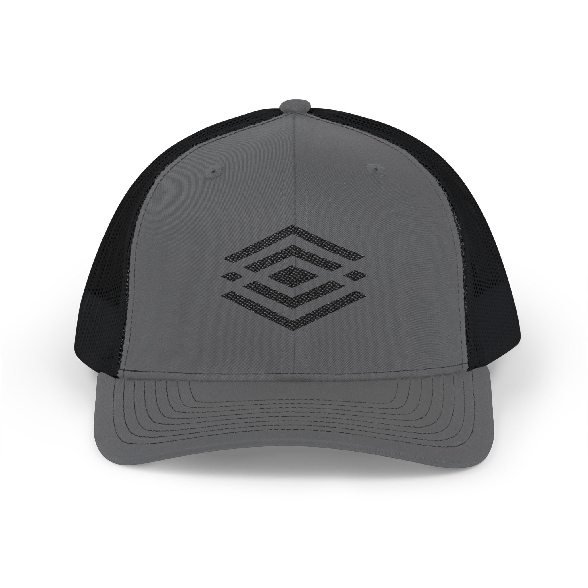 NEGATIVE SPACE ICON - CHASSI Embroidered Snapback Trucker Cap