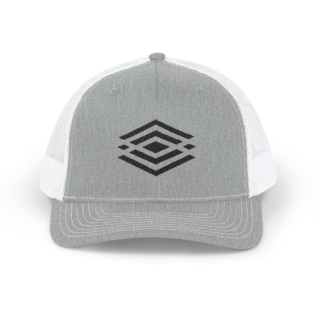 NEGATIVE SPACE ICON - CHASSI Embroidered Snapback Trucker Cap