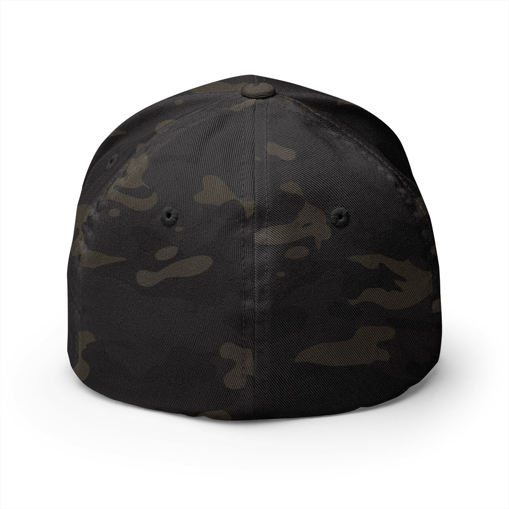 Embroidered TWISTED IRONS Fitted Baseball Cap