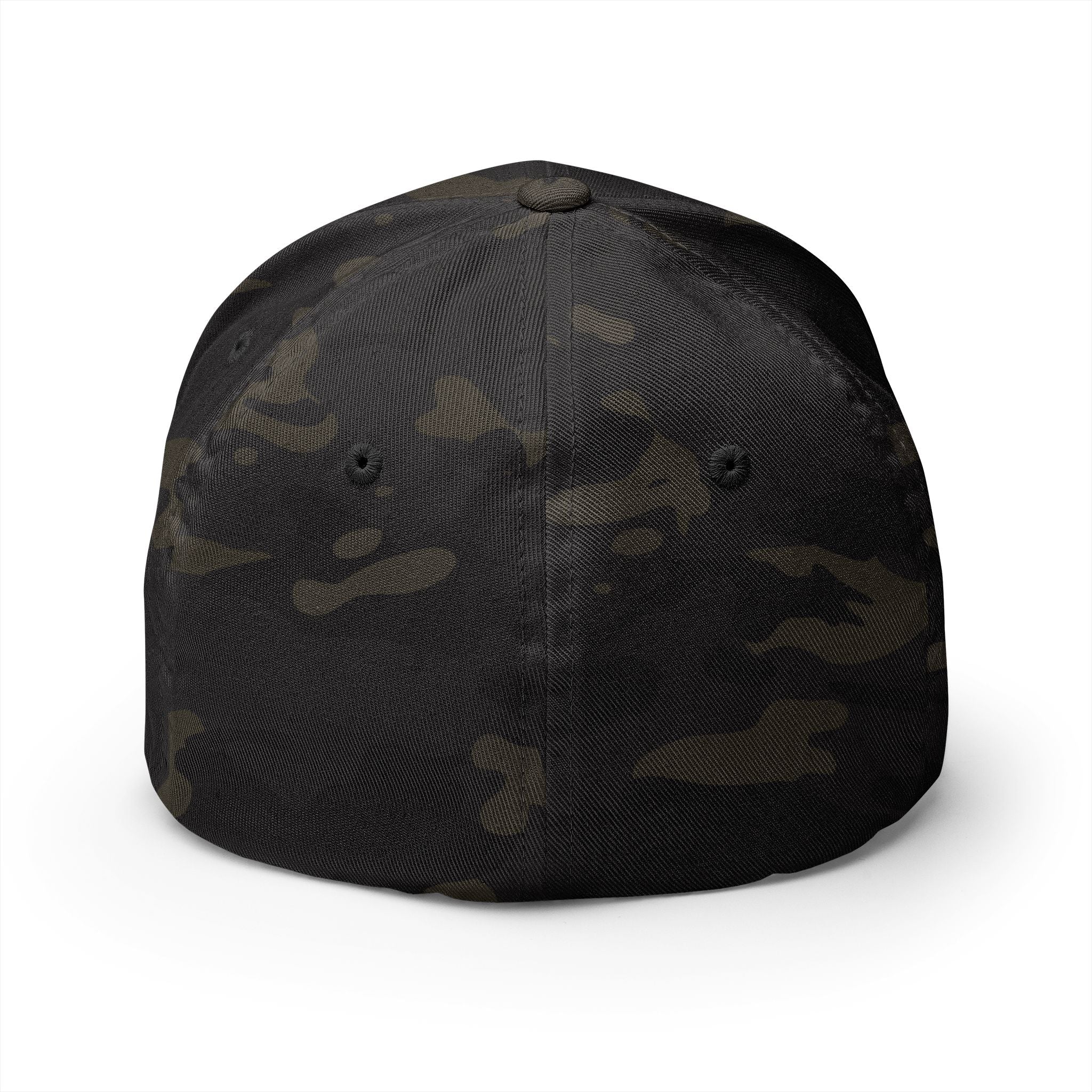 Embroidered TWISTED IRONS Fitted Baseball Cap