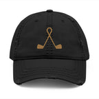 Twisted Irons Distressed Golf Dad Hat - For Golf Lovers