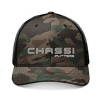 Camouflage Embroidered Trucker Hat for Outdoor Enthusiasts