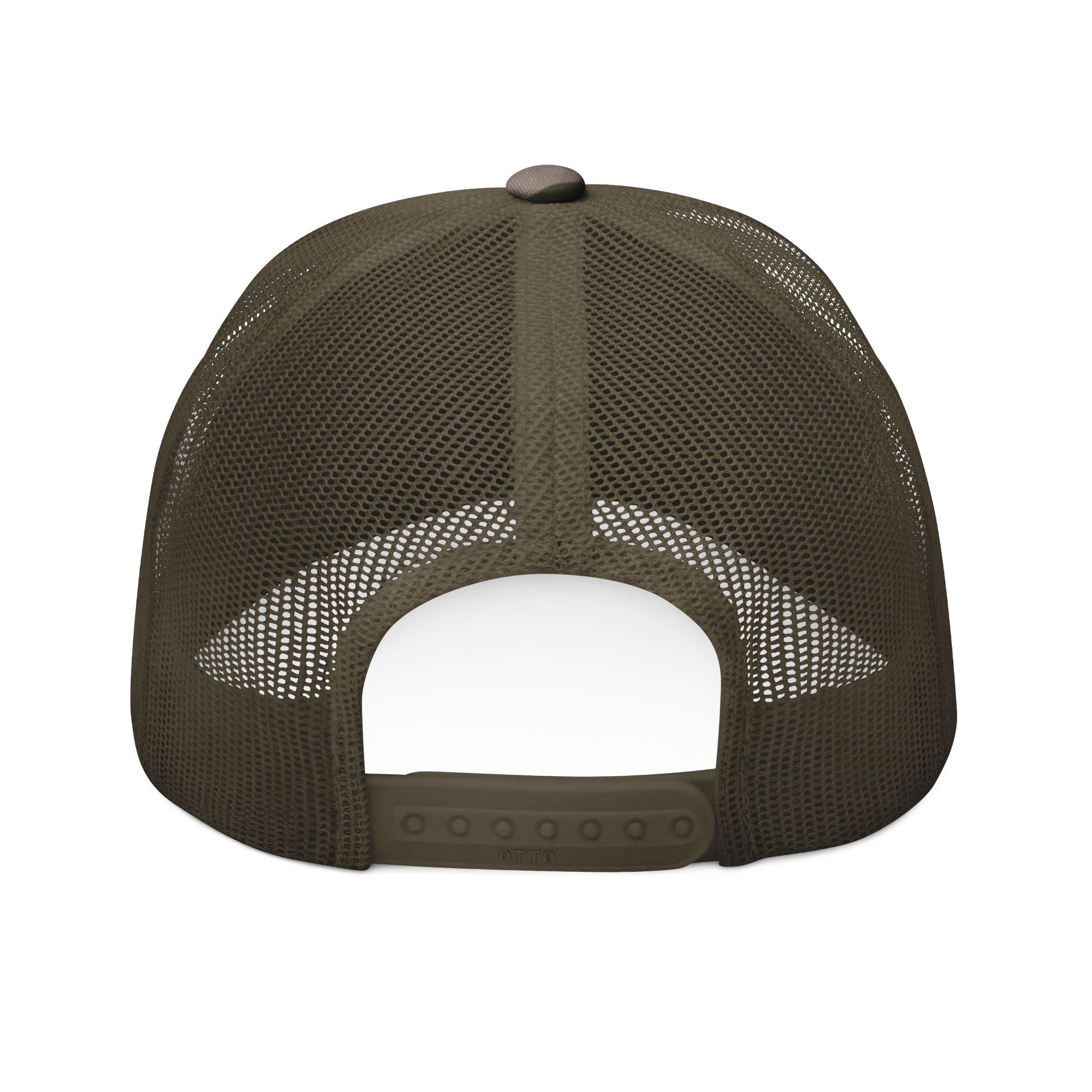Camouflage Embroidered Trucker Hat for Outdoor Enthusiasts
