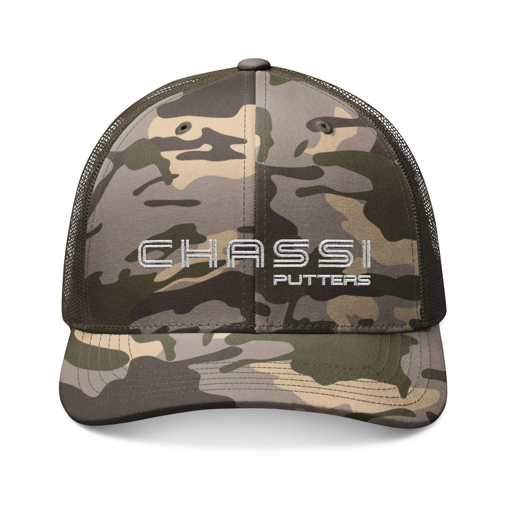 Camouflage Embroidered Trucker Hat for Outdoor Enthusiasts