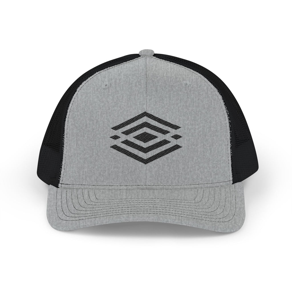 NEGATIVE SPACE ICON - CHASSI Embroidered Snapback Trucker Cap