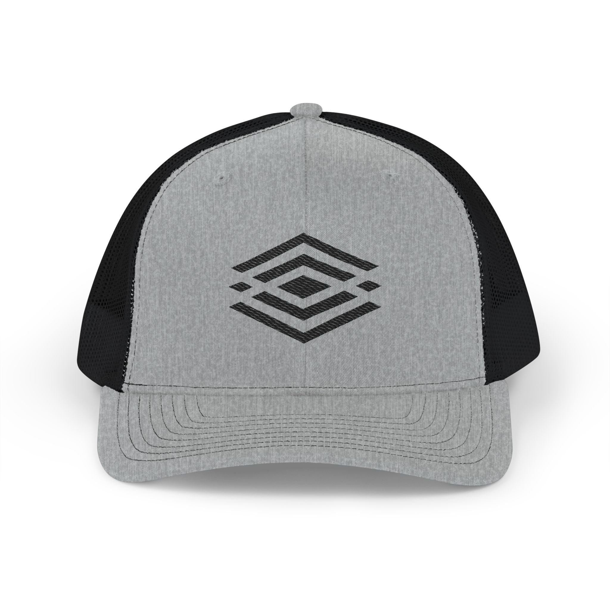 NEGATIVE SPACE ICON - CHASSI Embroidered Snapback Trucker Cap